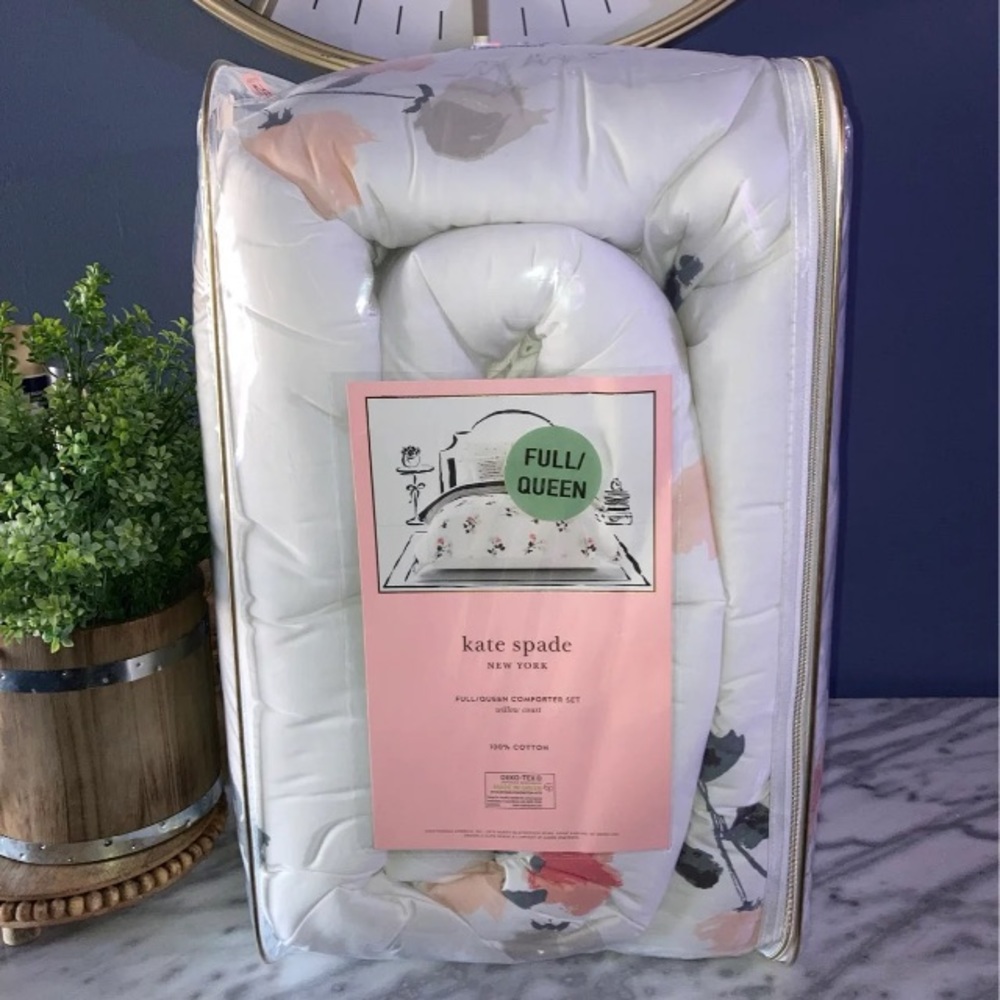 Kate spade willow court full queen comforter set - Picture 6 of 10